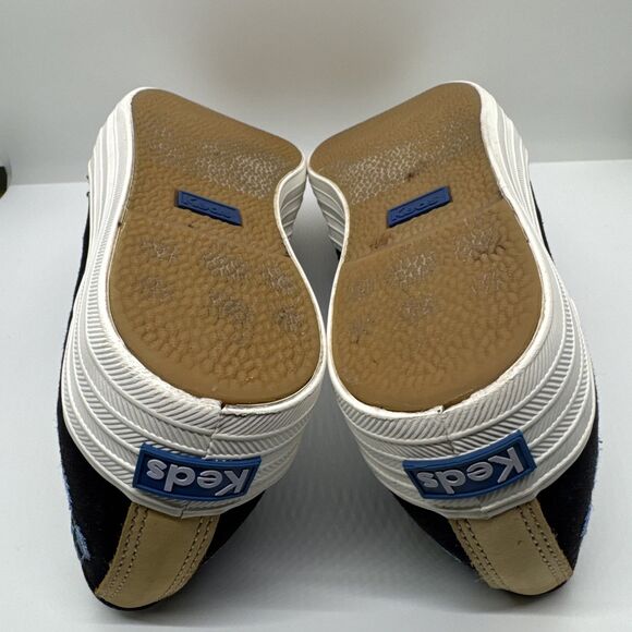 Keds x Rifle Paper Co. Black Floral Embroidered Slip-on Casual Sneakers Size 7 - Picture 12 of 12